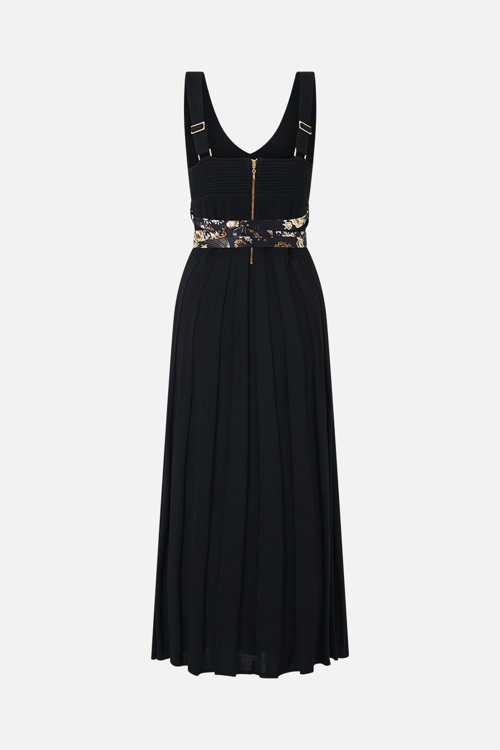 VESTIDO DE PUNTO EVASÉ CON DETALLES DE CORSÉ FLAMENCO FOLCLÓRICO
