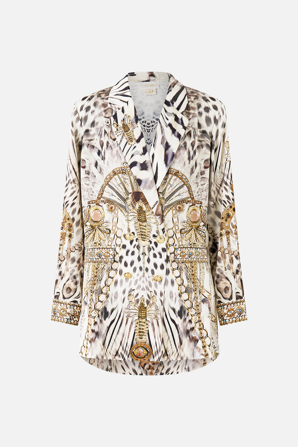 DOUBLE BREASTED SOFT JACKET LADY LIONHEART