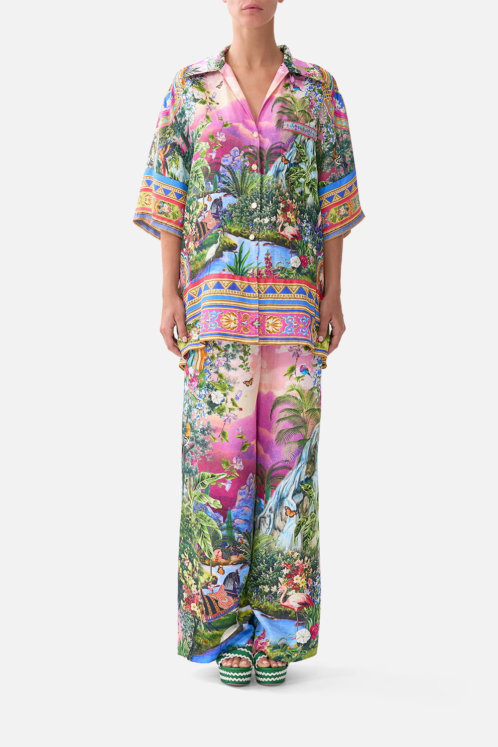 OVERSIZED SHIRT WITH POCKET TURKISH DELIGHT