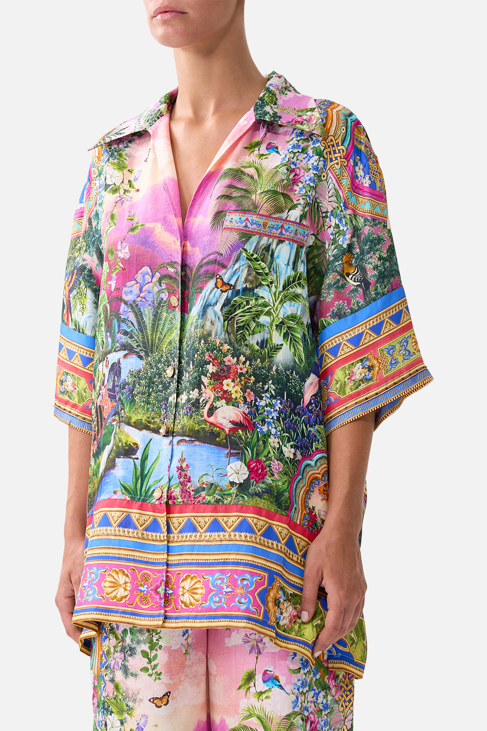 OVERSIZED SHIRT WITH POCKET TURKISH DELIGHT