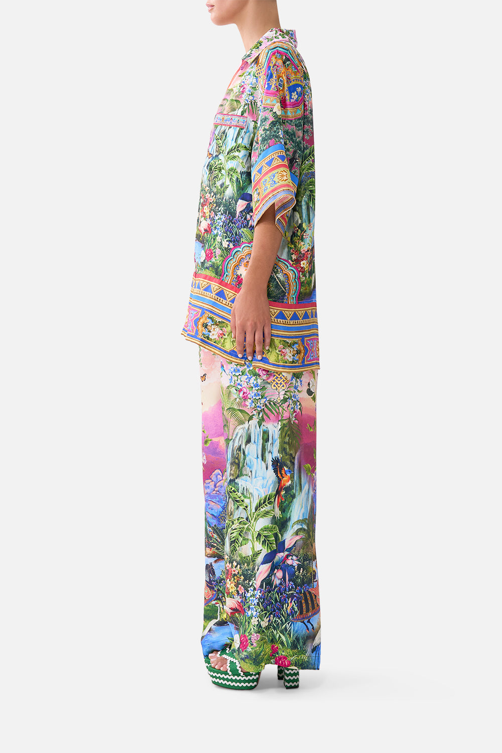 OVERSIZED SHIRT WITH POCKET TURKISH DELIGHT