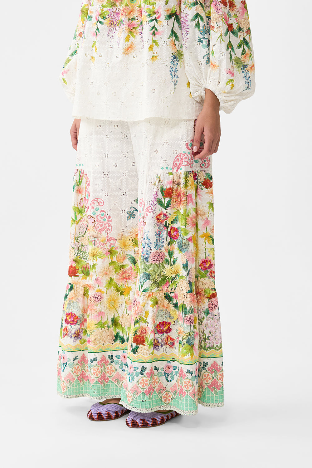 TROUSER WITH TIERED PANELS THE CALL OF CATALONIA