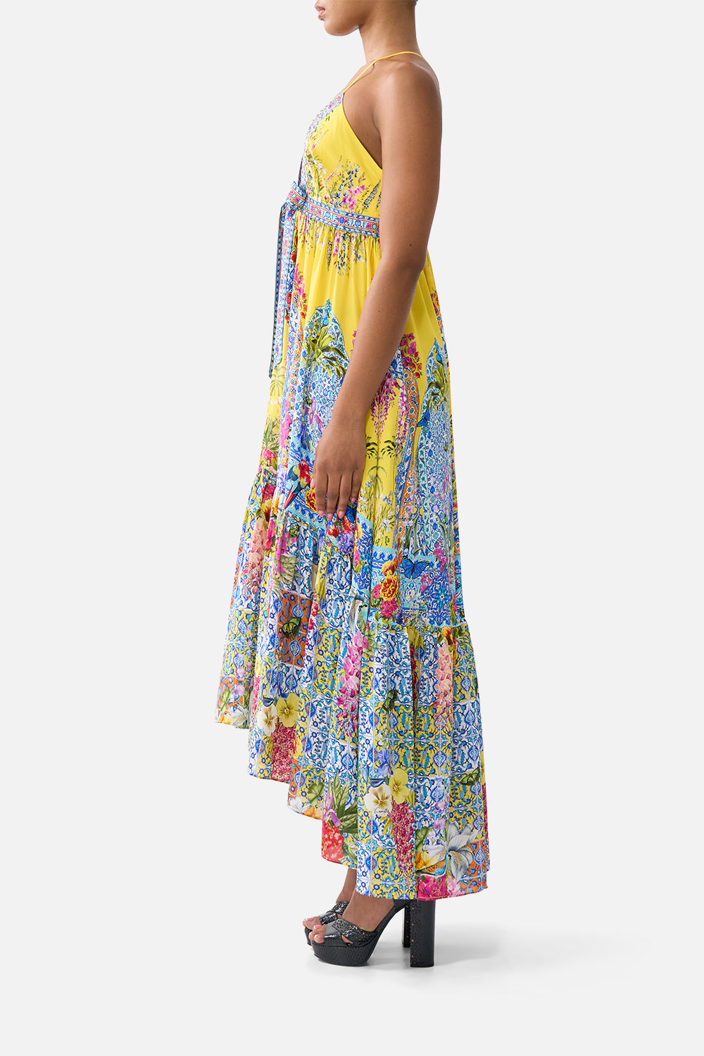 The CAMILLA TIE FRONT DRESS SULTANAHMET SUMMER in our  print.