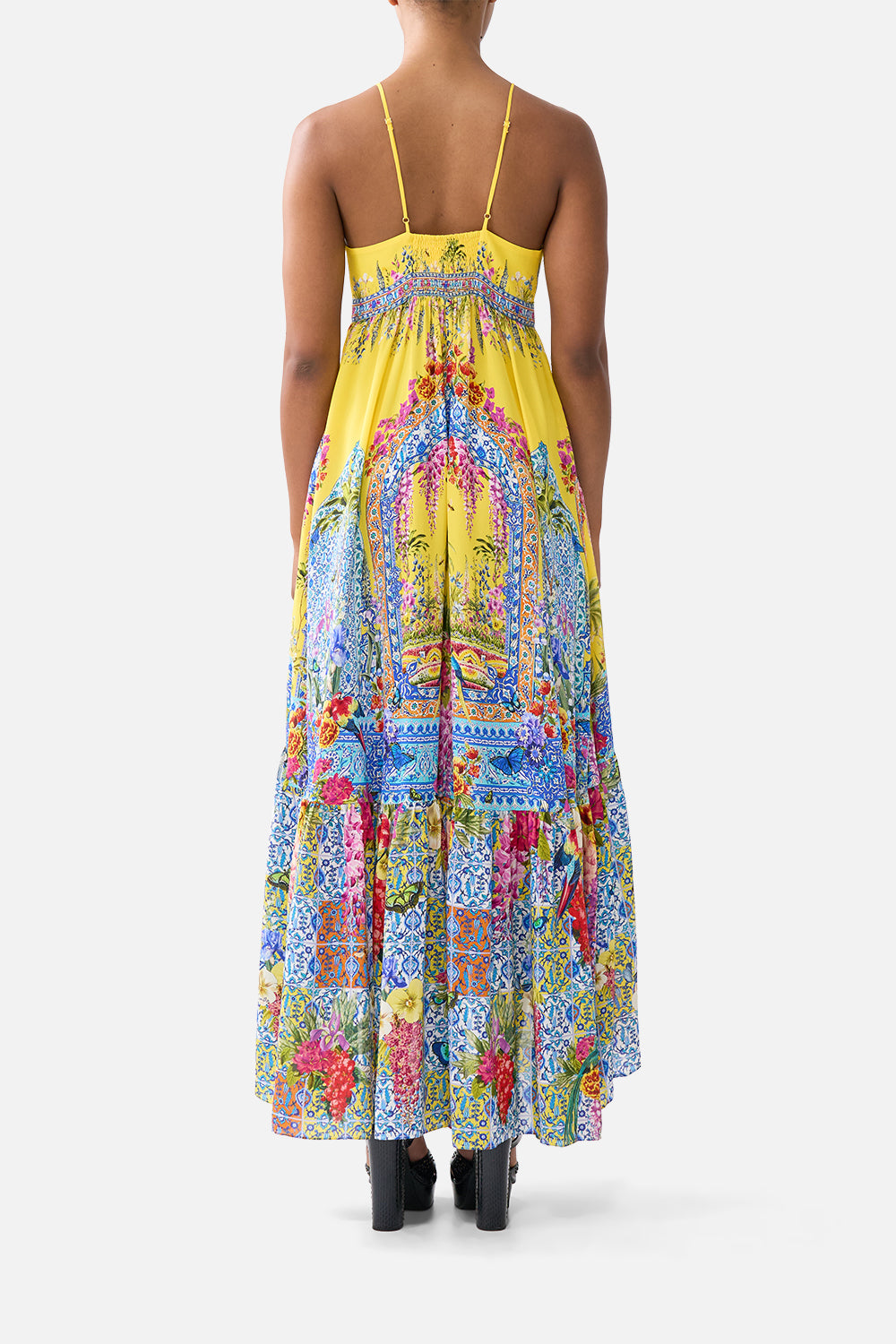 The CAMILLA TIE FRONT DRESS SULTANAHMET SUMMER in our  print.