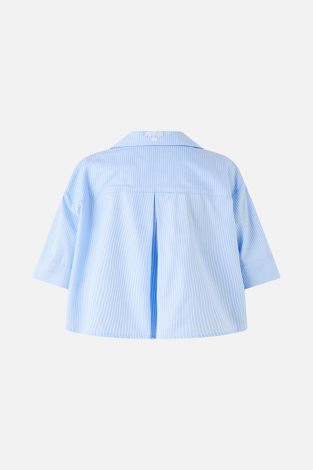 BLUSA CORTA CON CUELLO CAMISERO OPULENCIA OTOMANA
