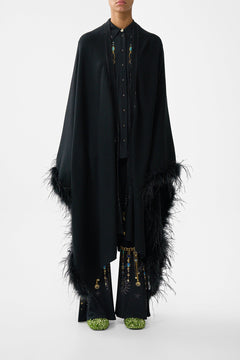 THROW OVER WITH FEATHERS AMULETS AND ALCHEMY