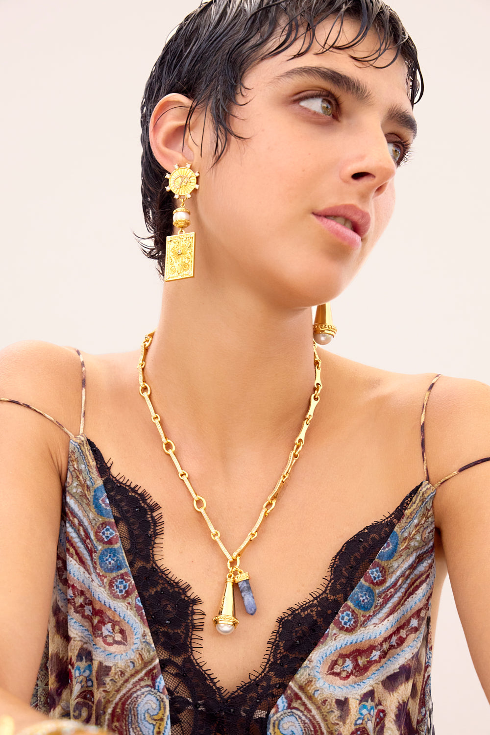 COLLAR ESLABONES BOHEMIAN BABYLON DORADO