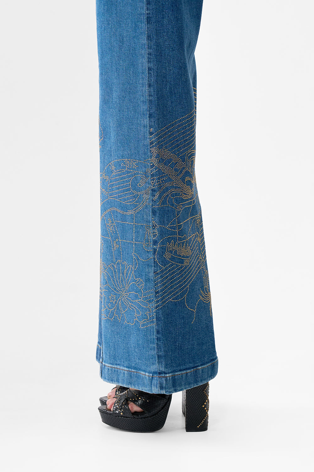 Denim Jenna Zodiac Zone High Waisted Flare | CAMILLA US – CAMILLA