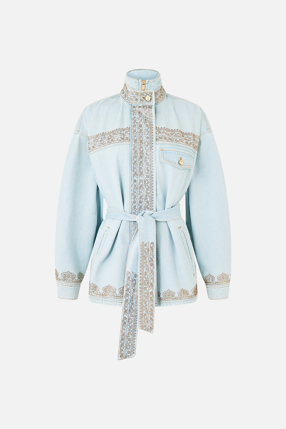 ALIKA ESTAMBUL ALCHEMY CHAQUETA CUELLO ALTO VAQUERA