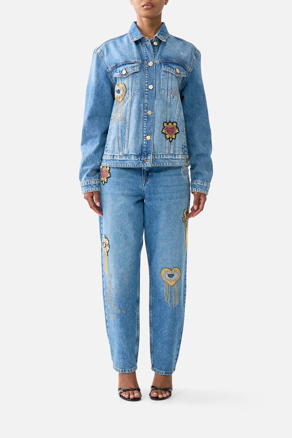 MILLA TURKIYE TALISMAN RELAXED JACKET DENIM