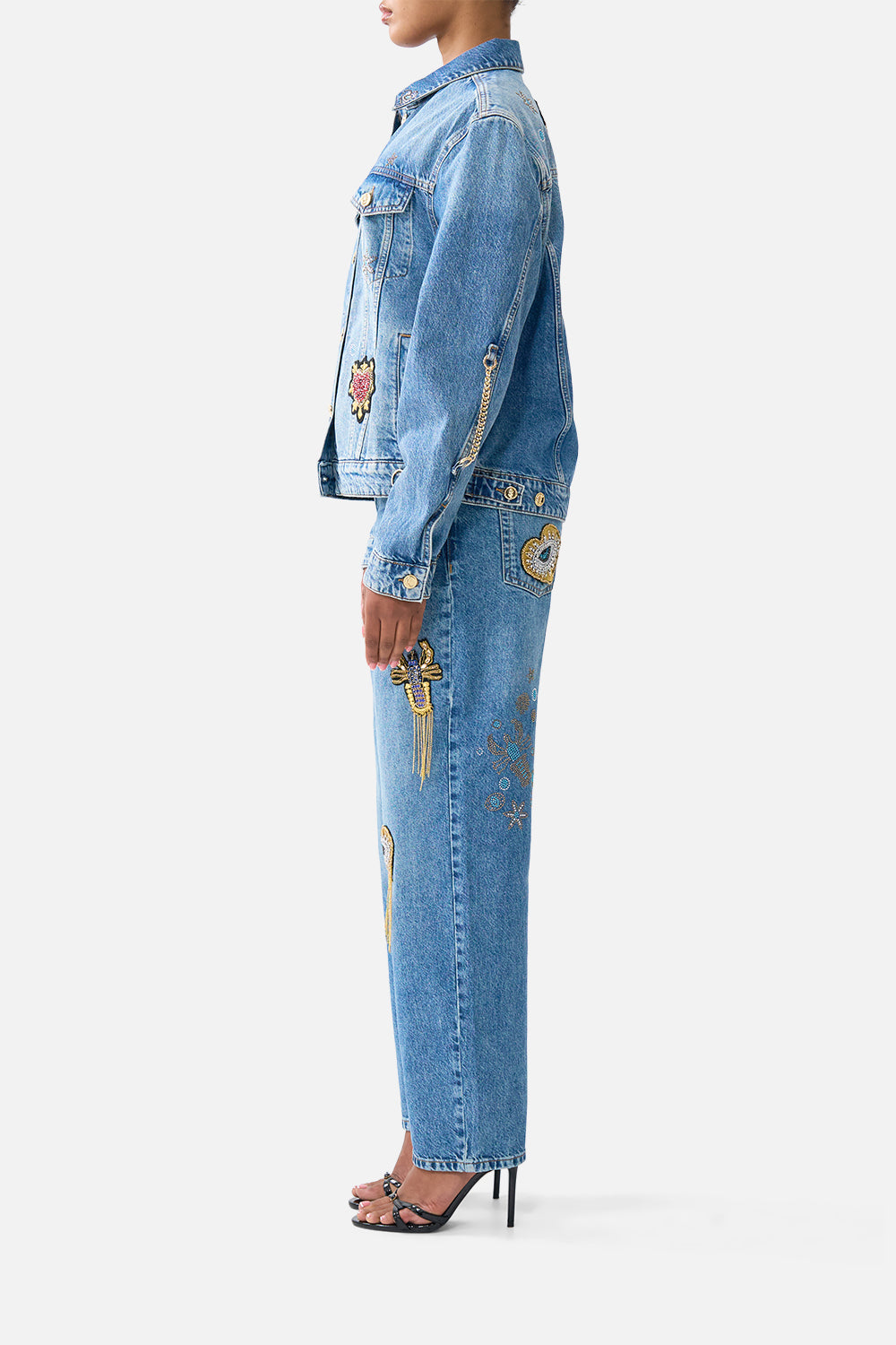 MILLA TURKIYE TALISMAN RELAXED JACKET DENIM