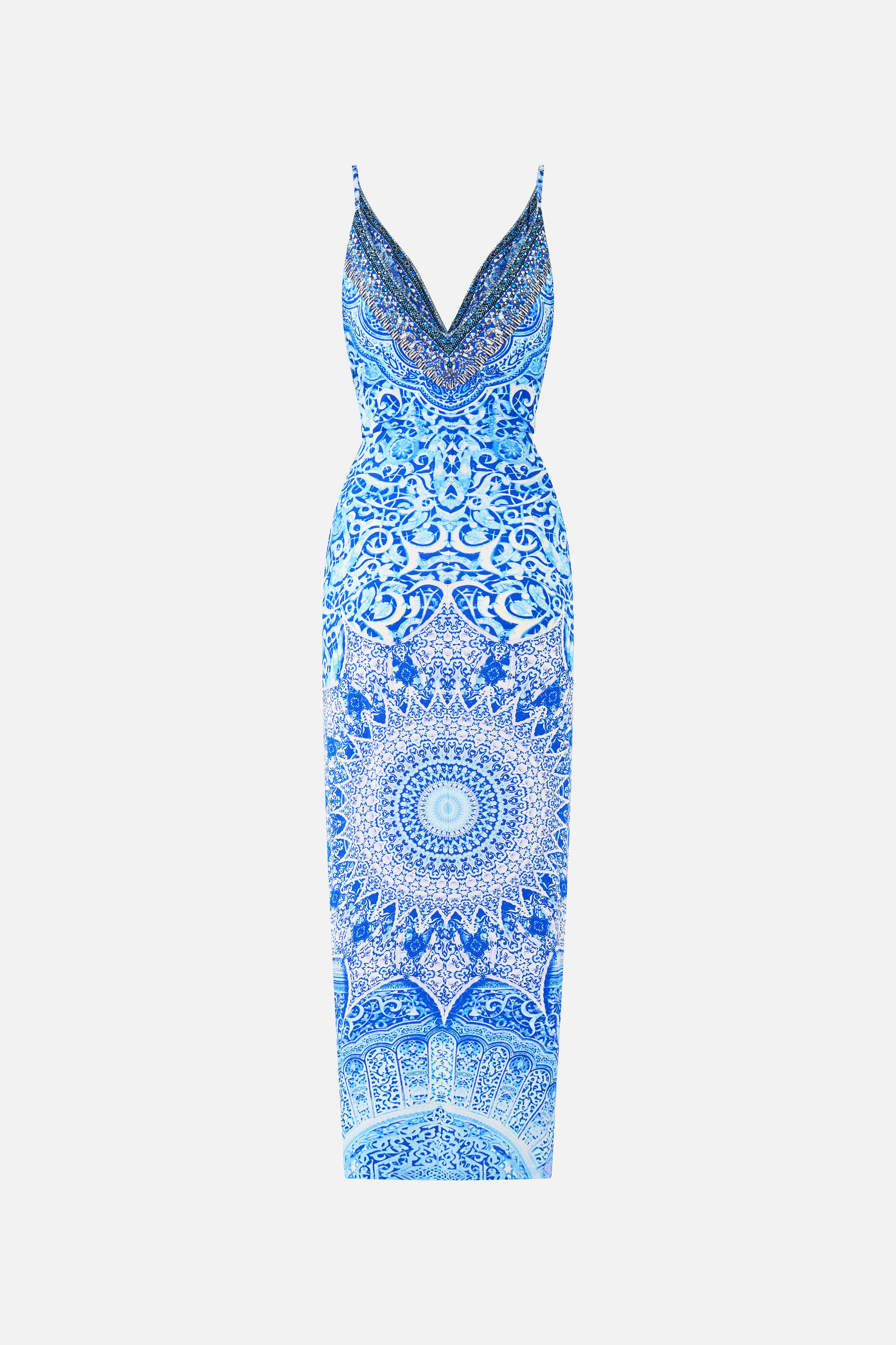 The Bosphorous Strappy Dress With Twist Front | CAMILLA US – CAMILLA