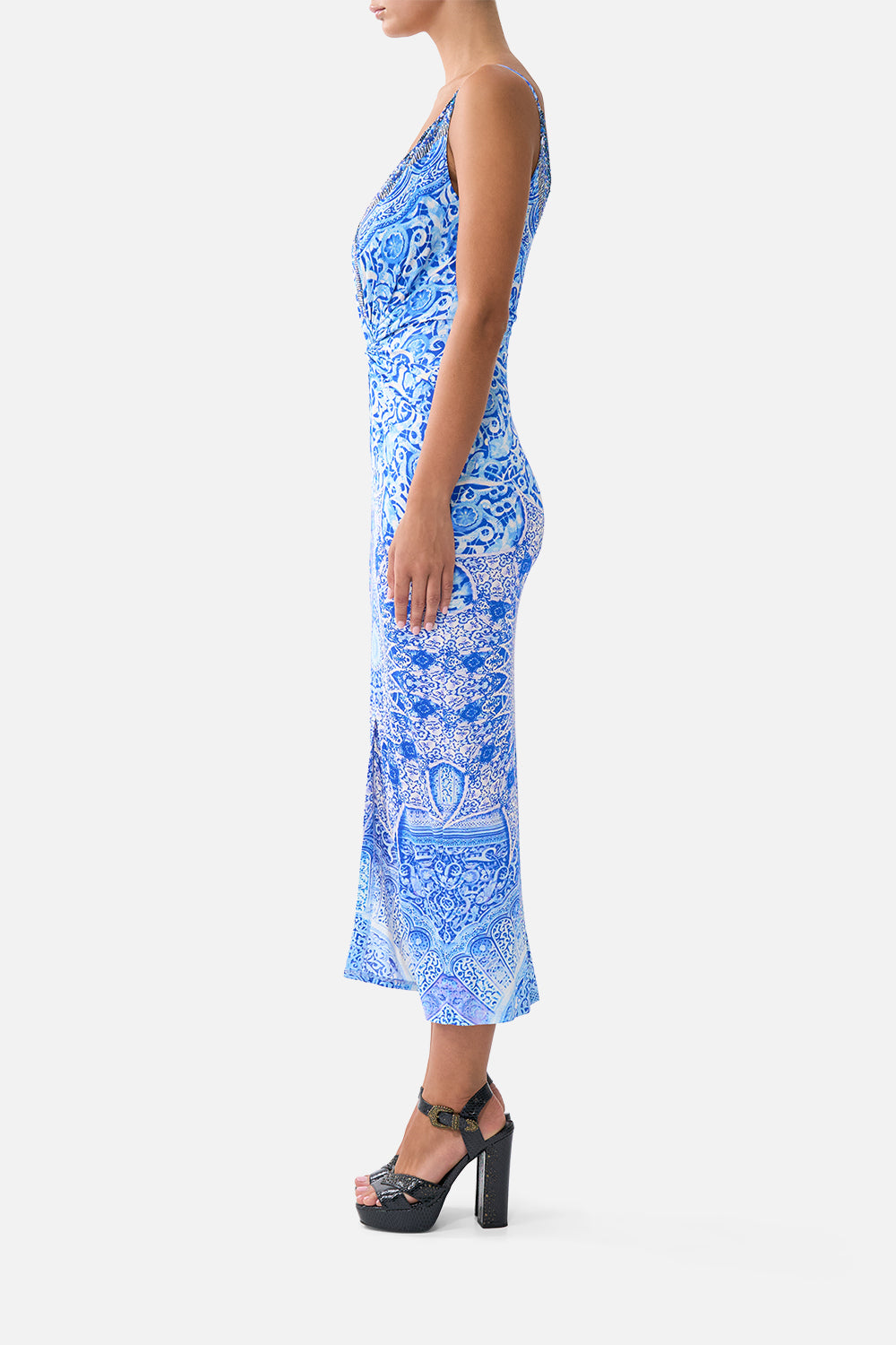 The Bosphorous Strappy Dress With Twist Front | CAMILLA US – CAMILLA