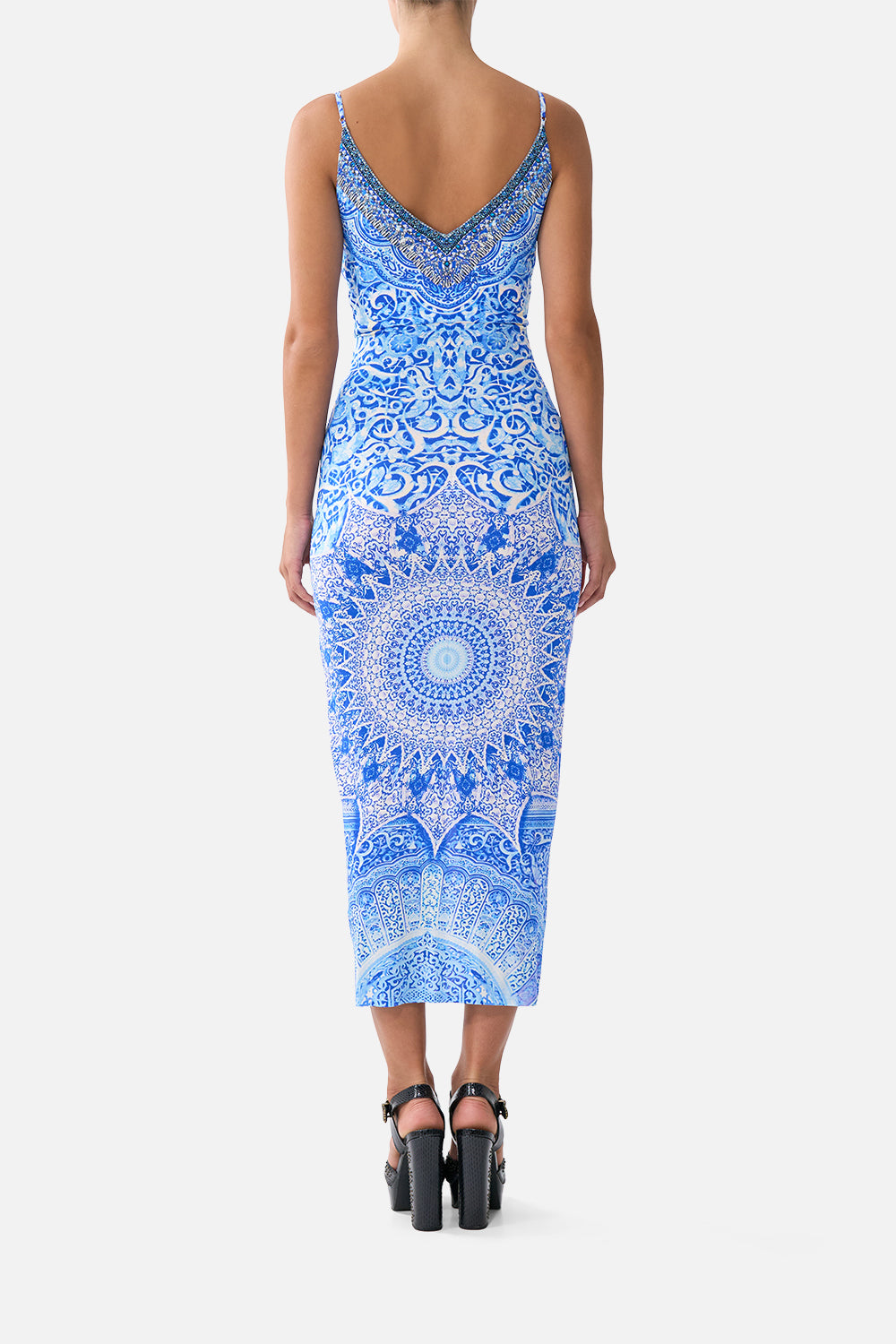 The Bosphorous Strappy Dress With Twist Front | CAMILLA US