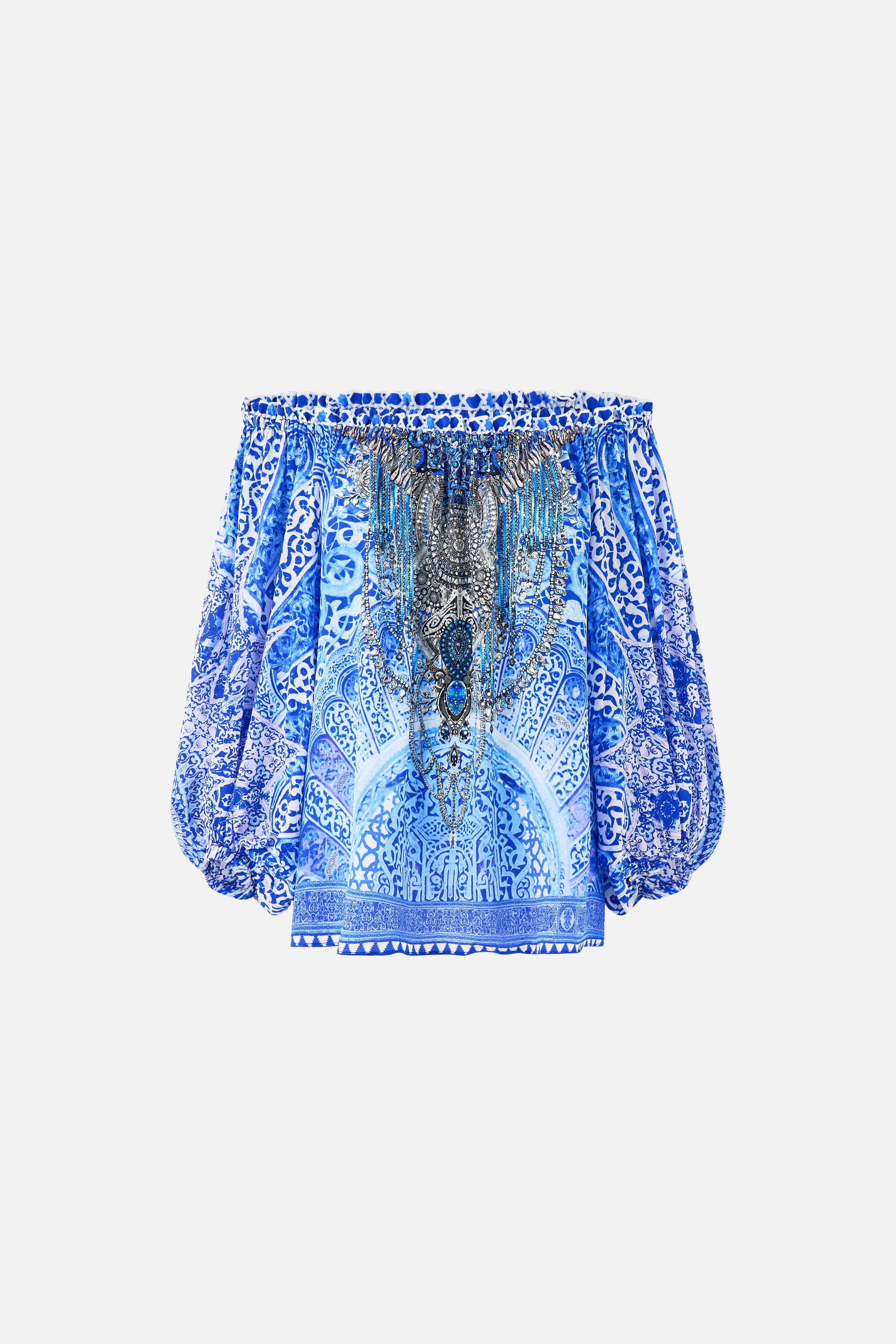 FRILL OFF SHOULDER TOP THE BOSPHOROUS