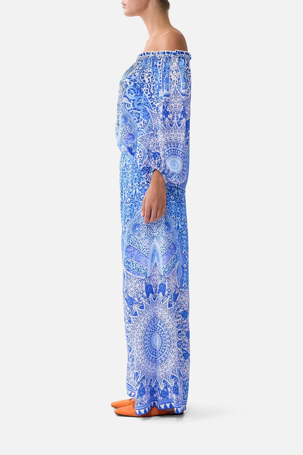 The Bosphorous Frill Off Shoulder Top | CAMILLA US
