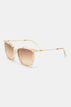 DEEP SEA DIVE SUNGLASSES IVORY MARBLE / LINEN