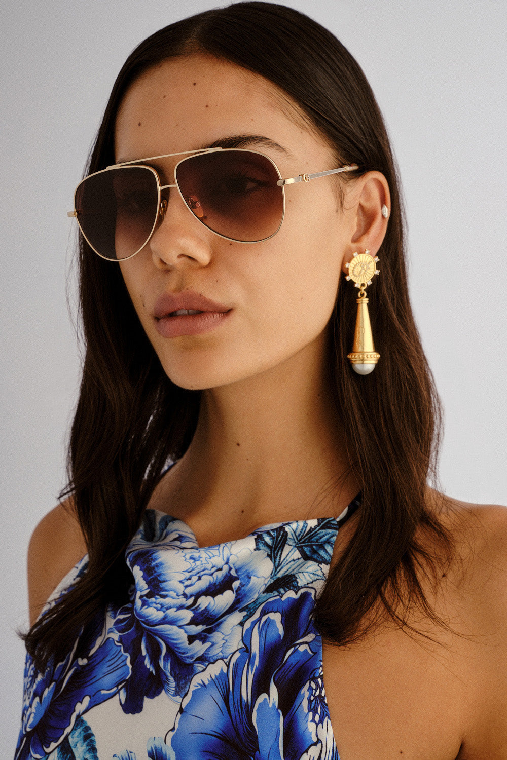 LAS GAFAS DE SOL VOYAGE ORO / LEOPARDO
