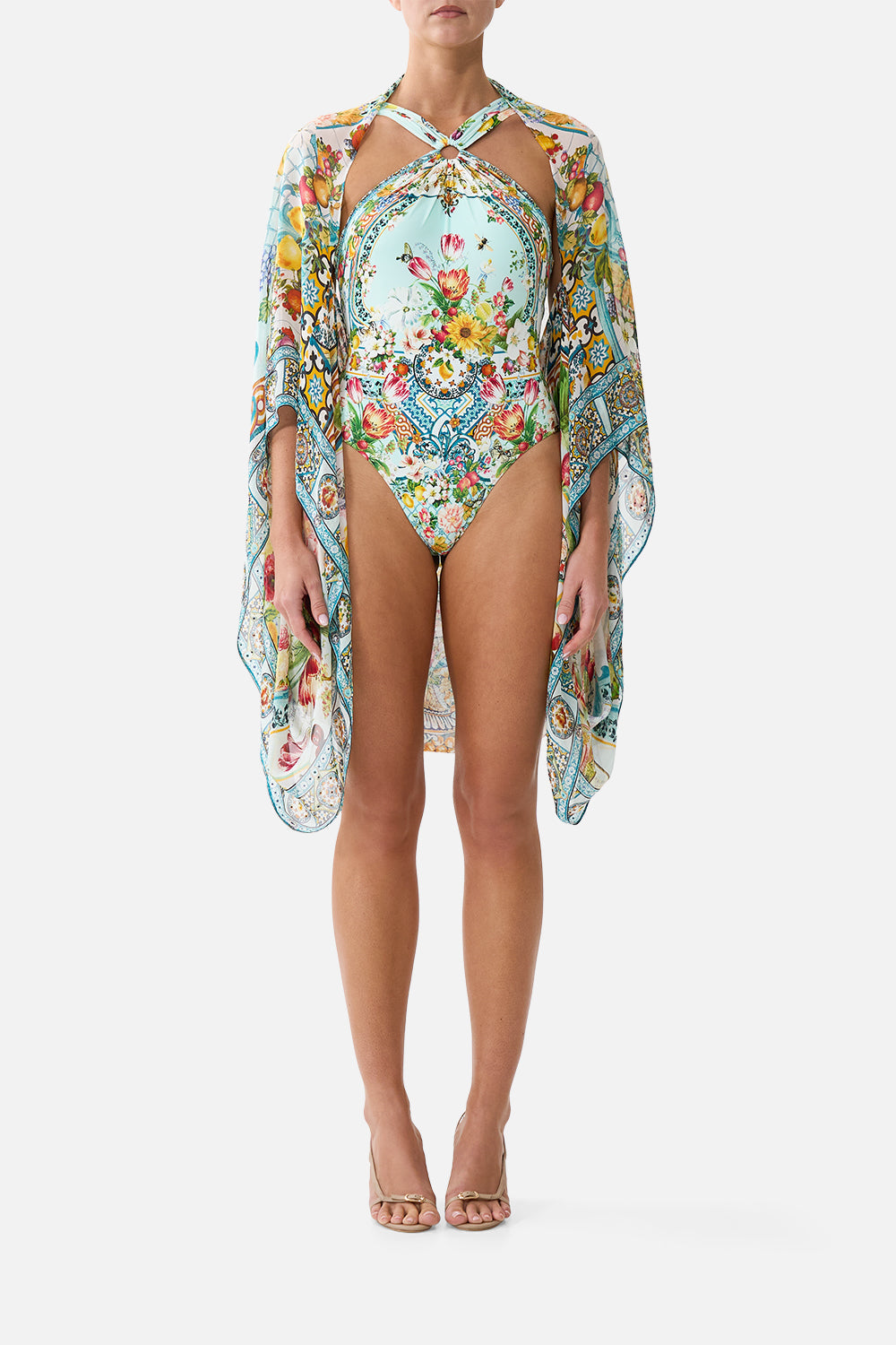 SILK CHIFFON SHRUG MAGIC OF THE MERCADO