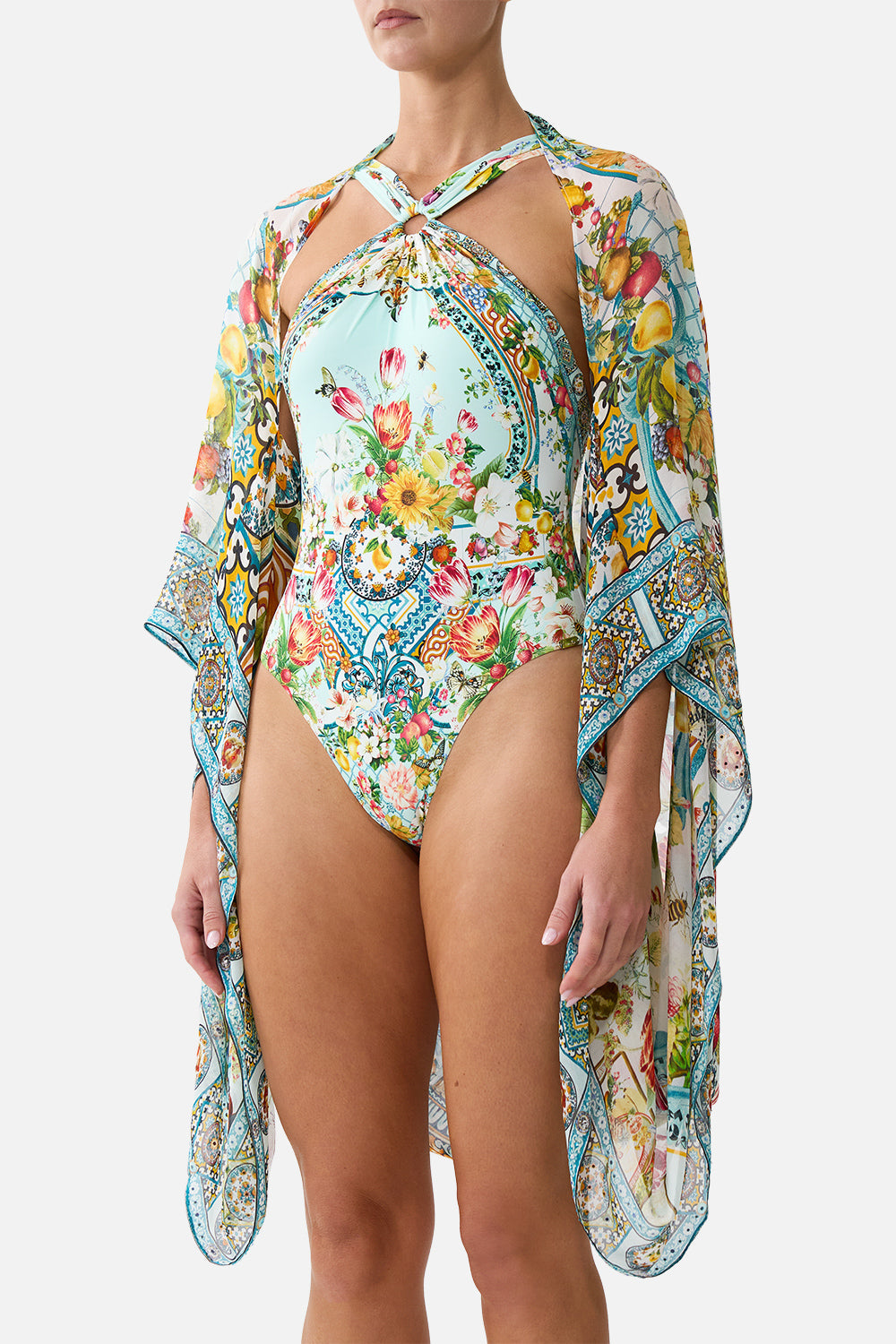 SILK CHIFFON SHRUG MAGIC OF THE MERCADO