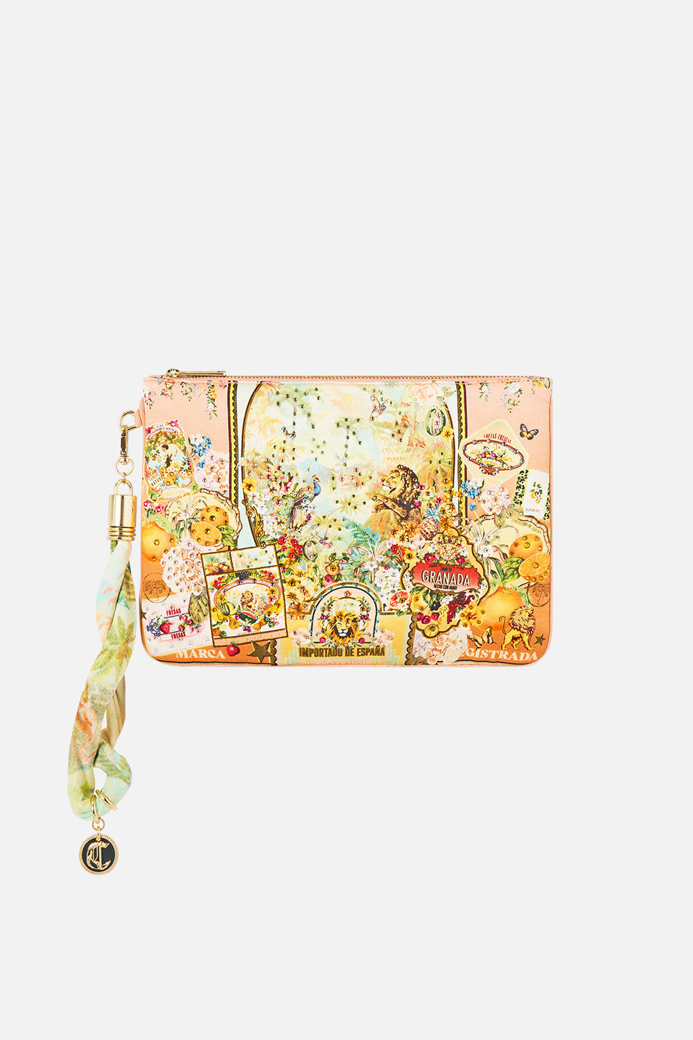CARTERA DE MANO CON PAÑUELO VA VA VINTAGE