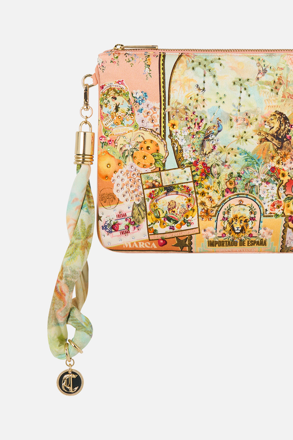 CARTERA DE MANO CON PAÑUELO VA VA VINTAGE