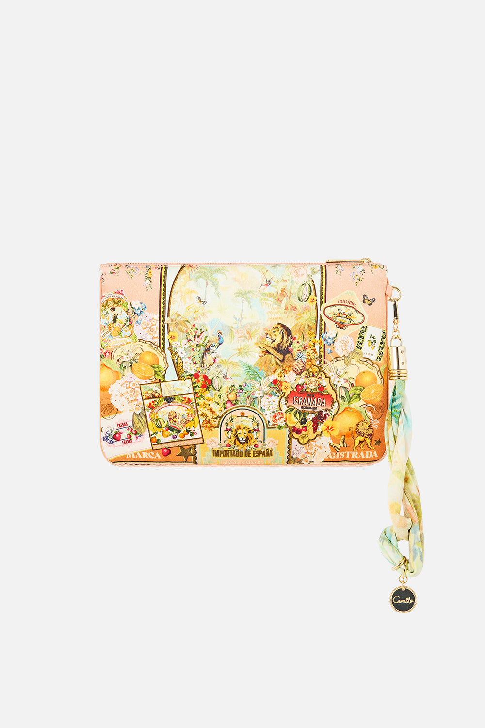 CARTERA DE MANO CON PAÑUELO VA VA VINTAGE