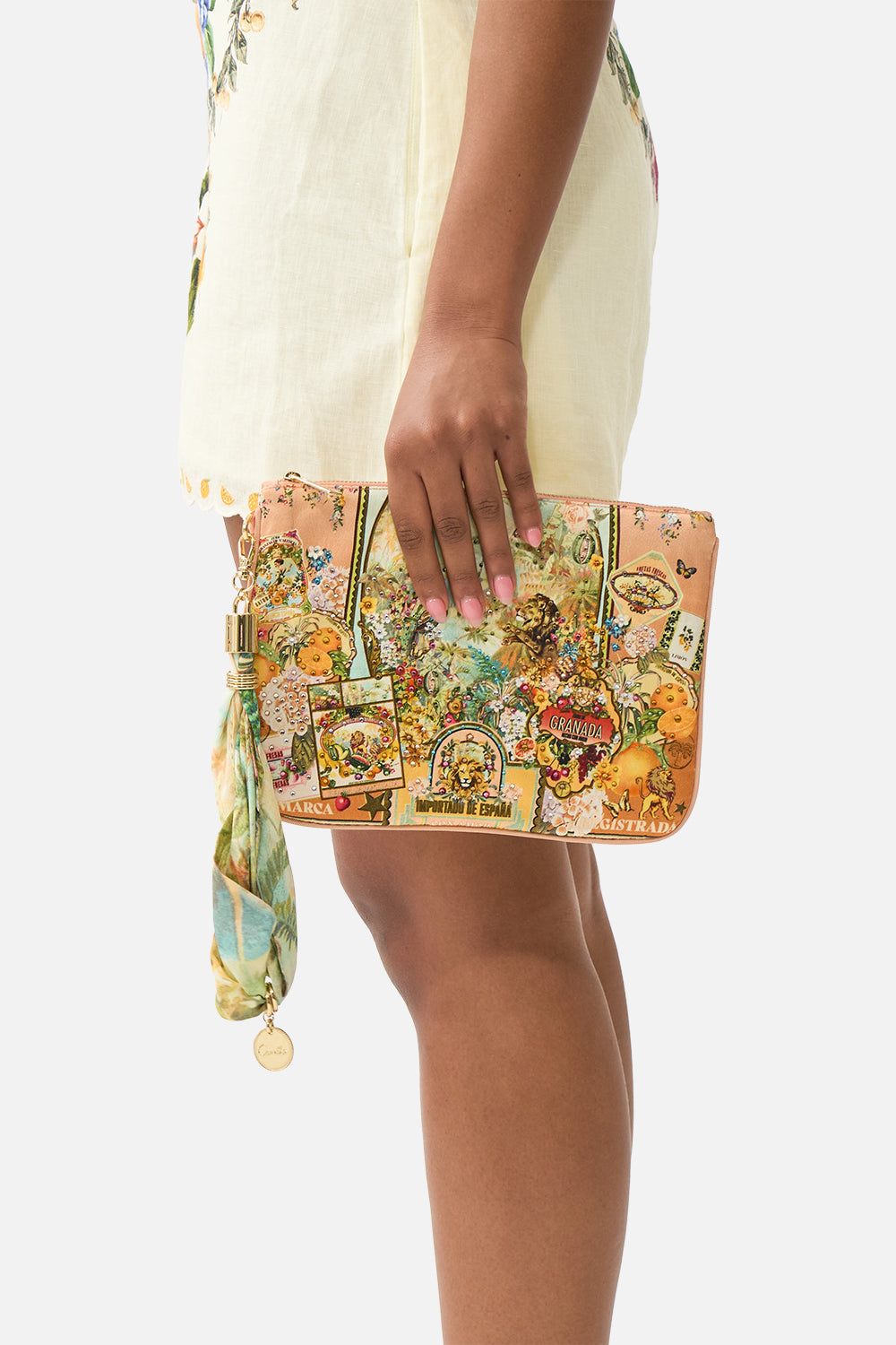 CARTERA DE MANO CON PAÑUELO VA VA VINTAGE