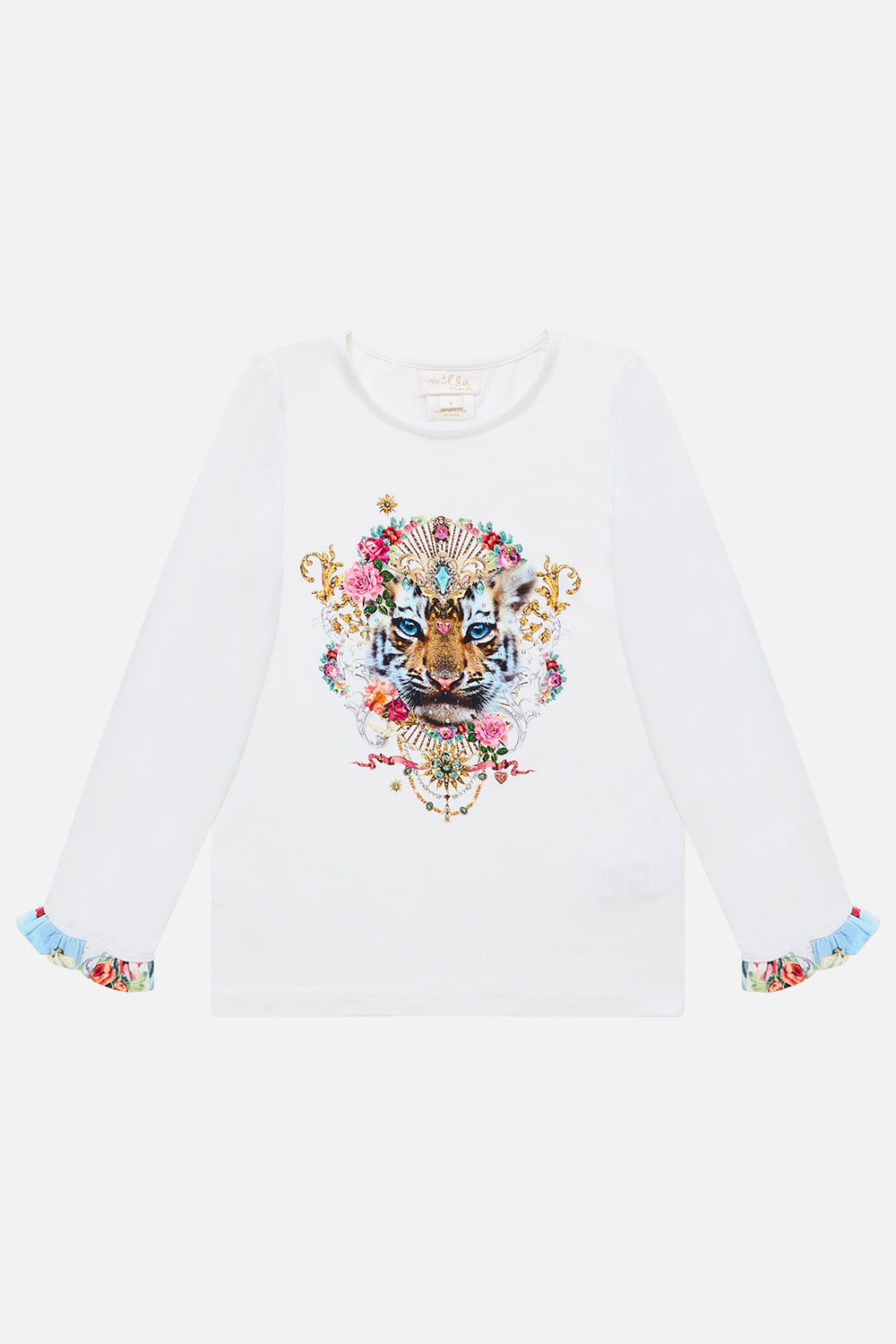 CAMISETA NIÑO MANGA LARGA CON VOLANTES EN PUÑOS TORERO LIBERTINE