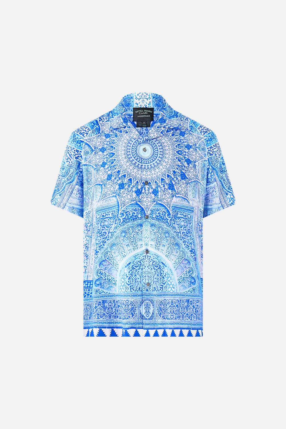 CAMISA DE MANGA CORTA CON CUELLO CUBANO EL BÓSFORO