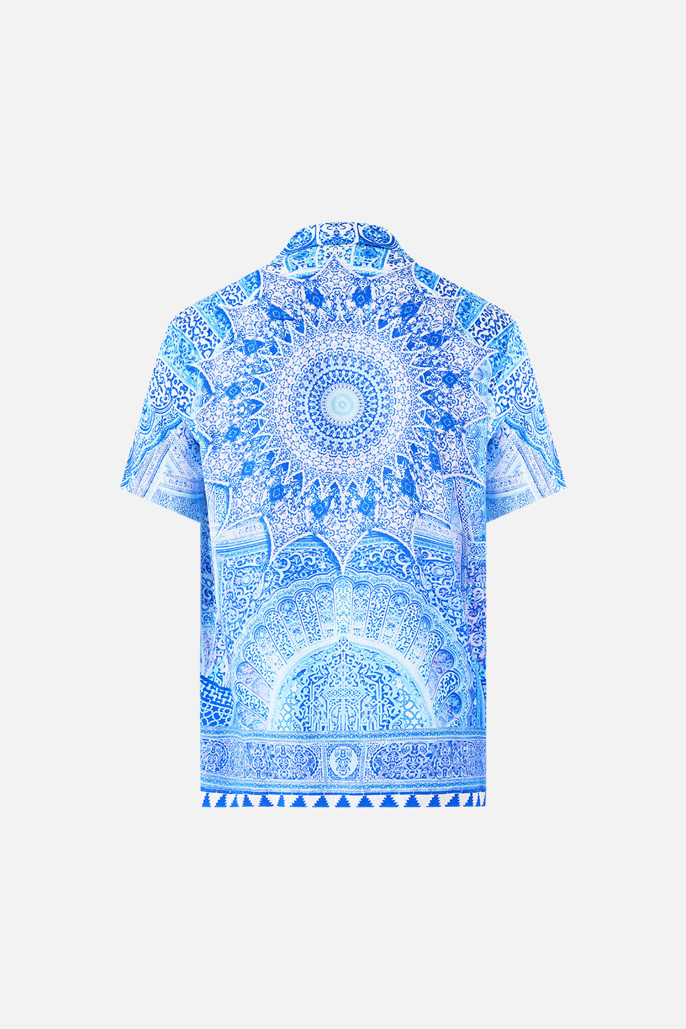 CAMISA DE MANGA CORTA CON CUELLO CUBANO EL BÓSFORO