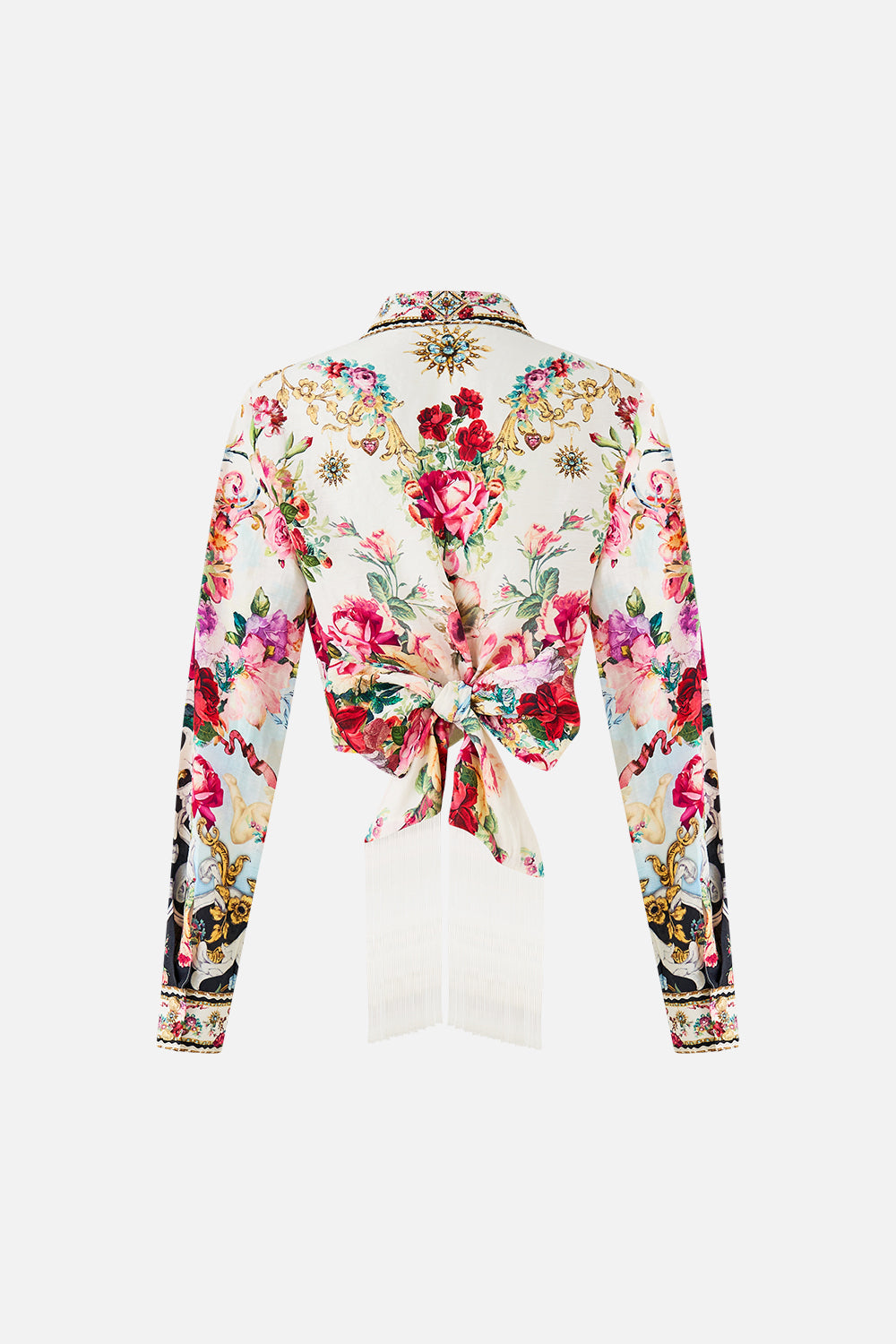 CAMISA CORTA CRUZADA CON LAZO TORERO LIBERTINE