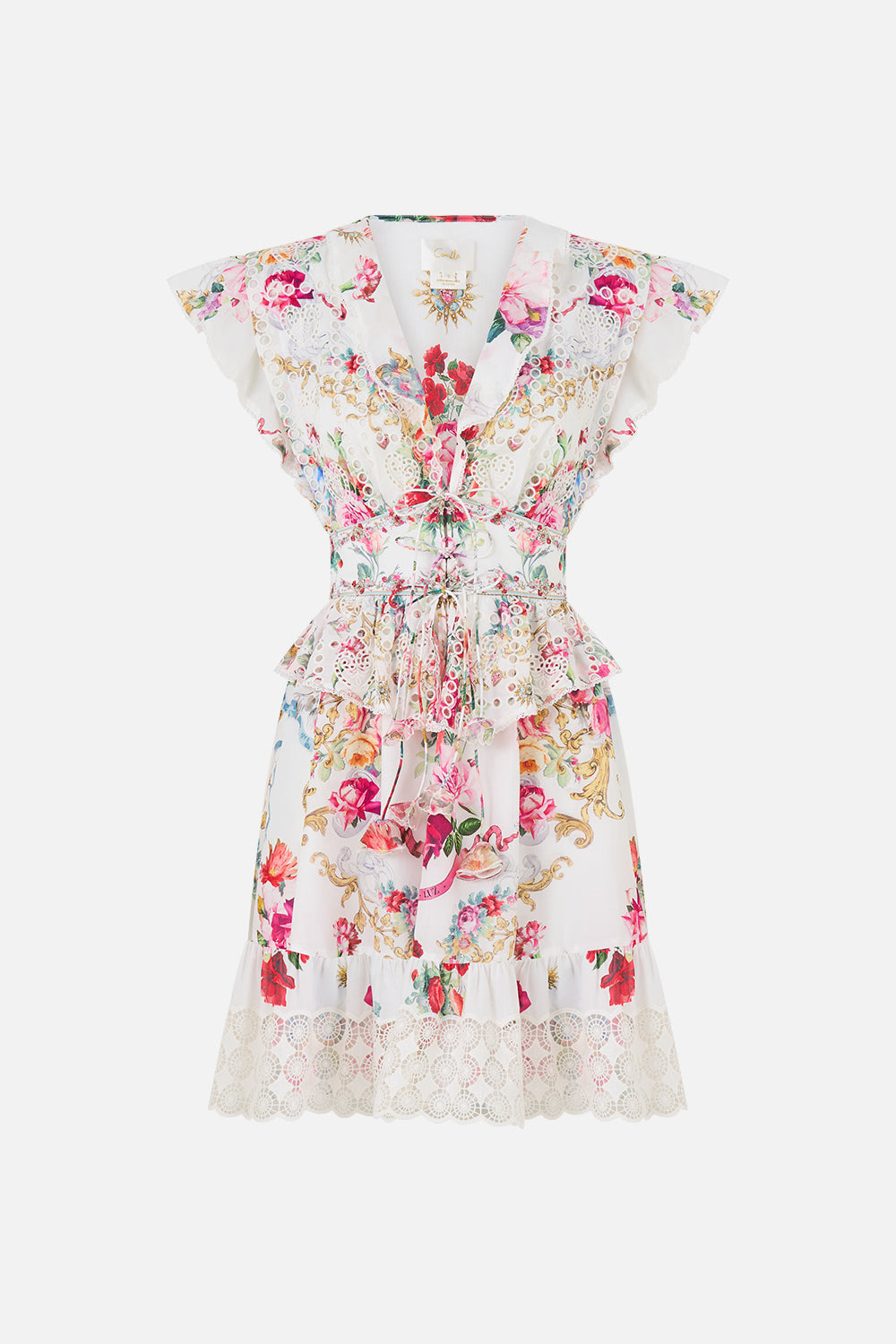 VESTIDO CORTO CON VOLANTES TORERO LIBERTINE
