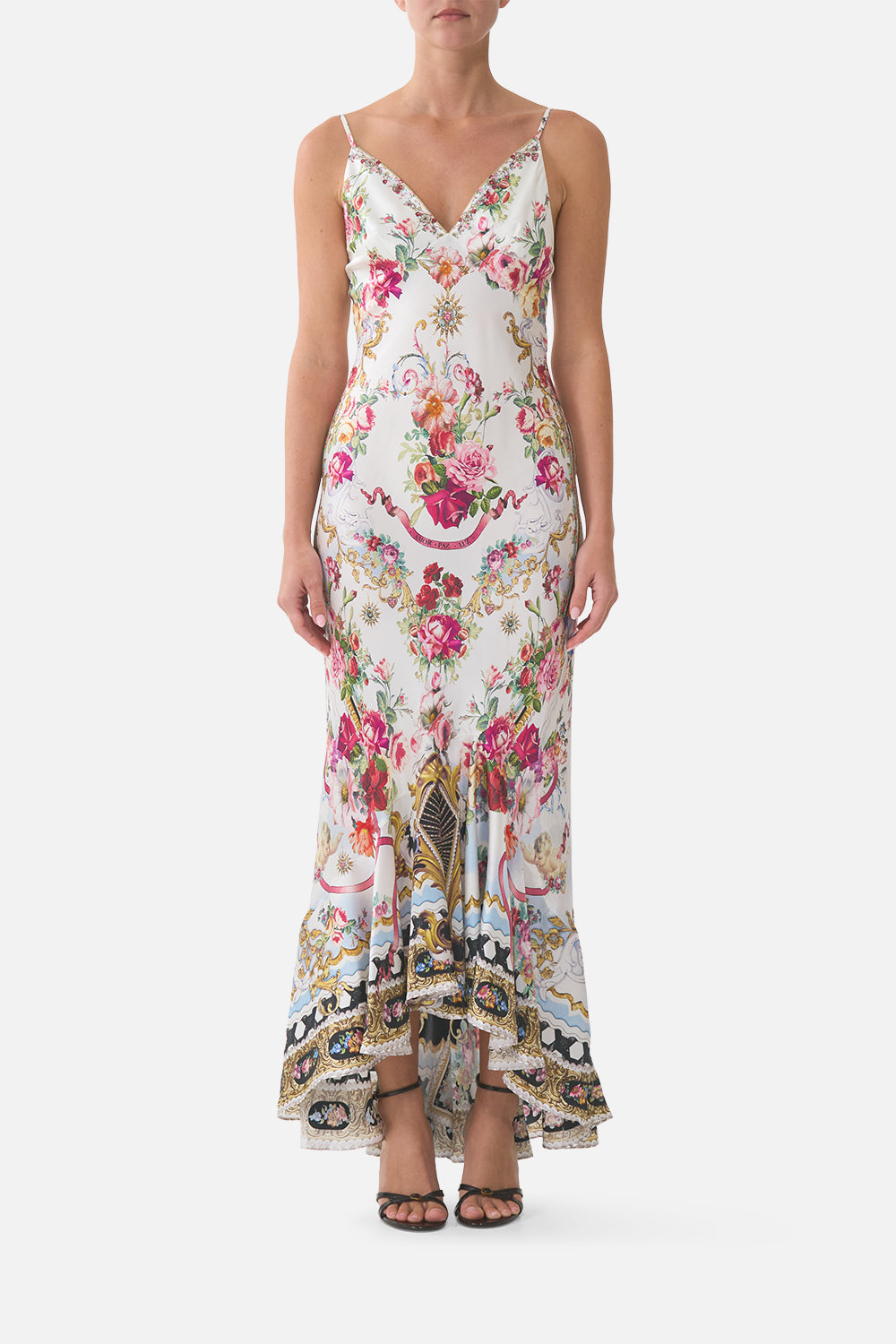 bohemian dress design Aflora Dress: Handmade Luxury Resortwear Artisan Marine Officer Dress Women's limited time specials Style:Eliza and vintage