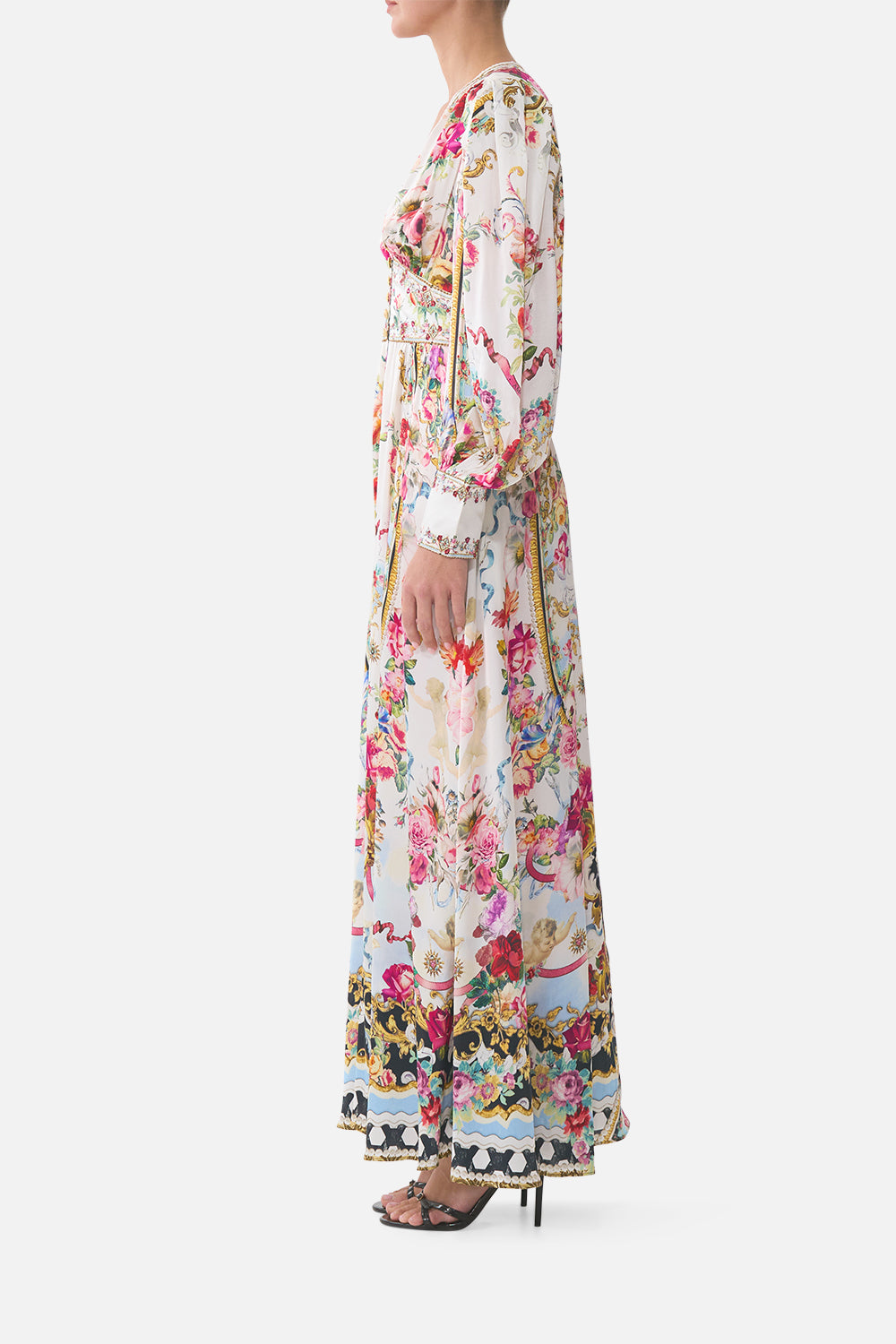 VESTIDO CON CINTURILLA CON FORMA Y MANGAS FRUNCIDAS TORERO LIBERTINE
