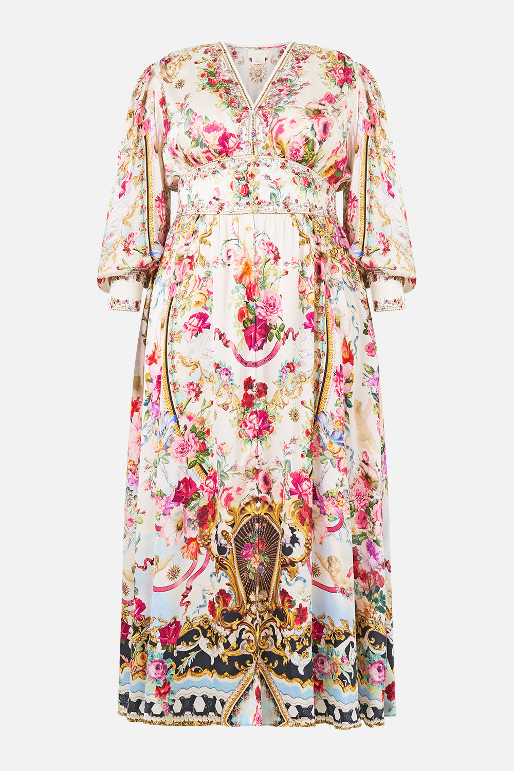 VESTIDO CON CINTURILLA CON FORMA Y MANGAS FRUNCIDAS TORERO LIBERTINE