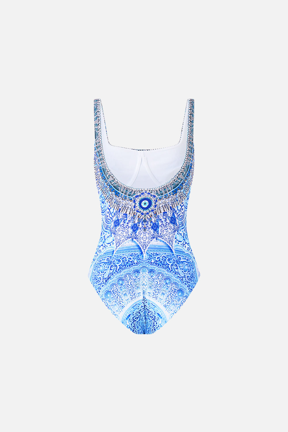 The Bosphorous Underwire Square Neck One Piece With Scoop Back