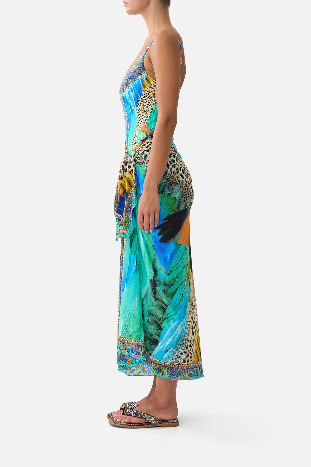 SARONG LARGO MULTIUSOS VUELO EN LA JUNGLA