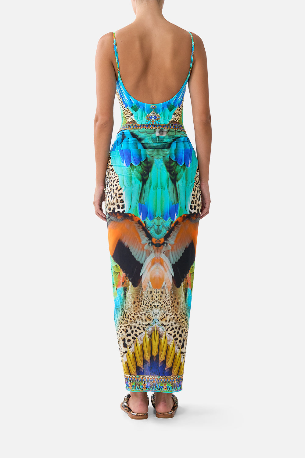 SARONG LARGO MULTIUSOS VUELO EN LA JUNGLA