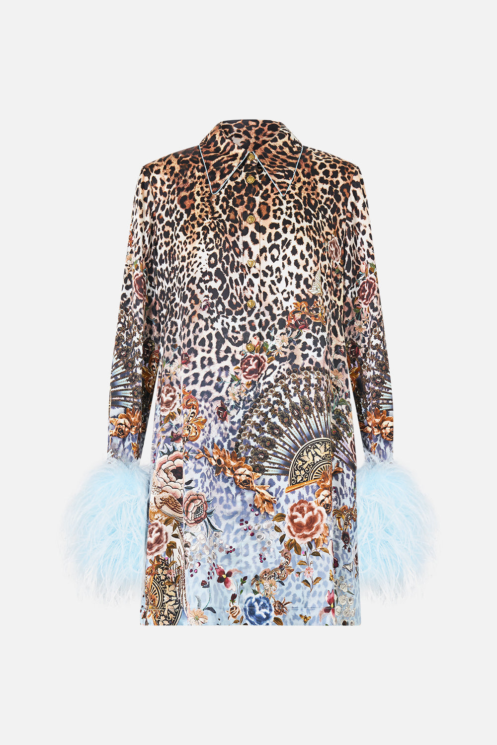 MINIVESTIDO CON PLUMAS FIESTA, SIESTA, REPEAT