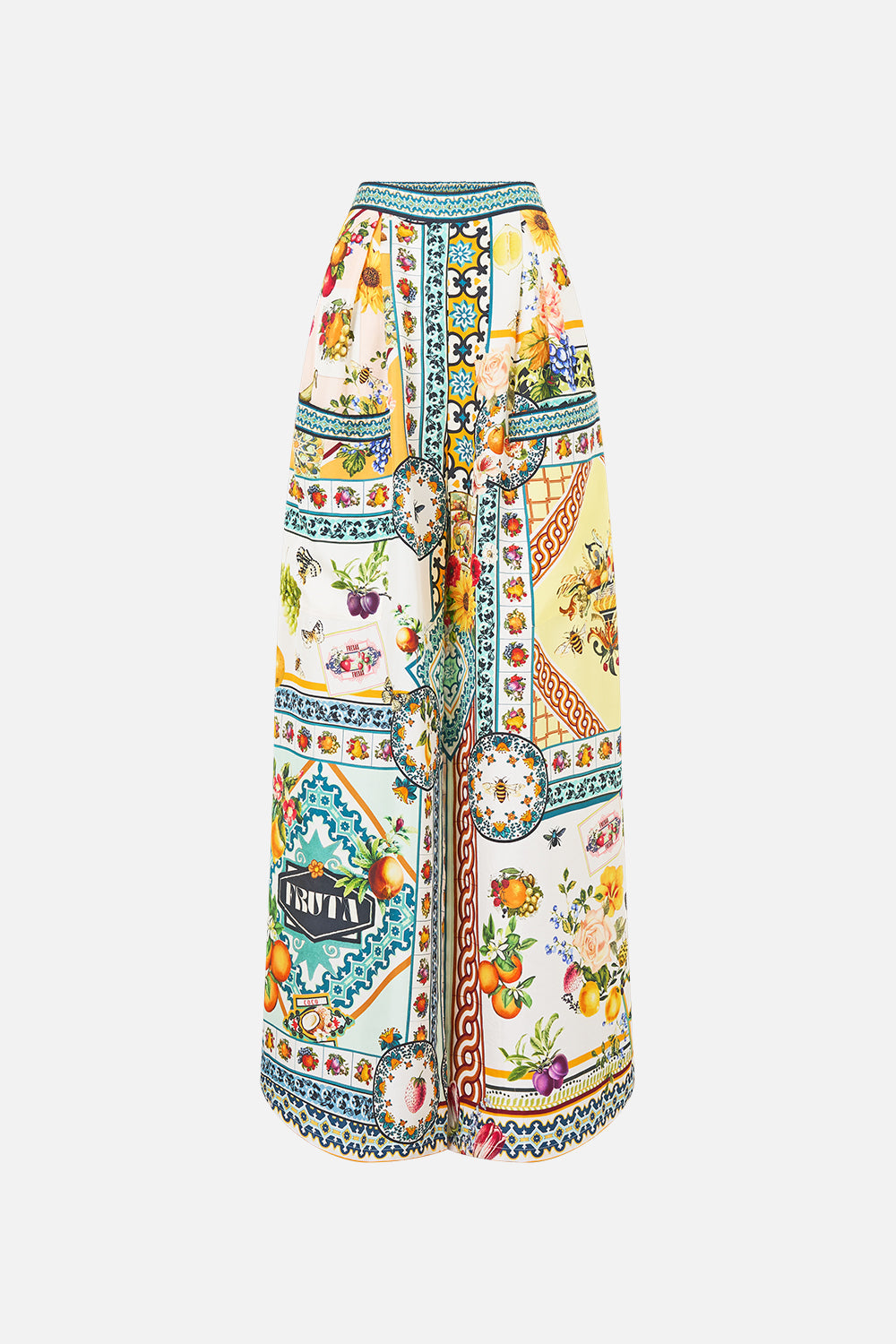 PANTALÓN DE PIERNA ANCHA CON BOLSILLOS DELANTEROS LA MAGIA DEL MERCADO