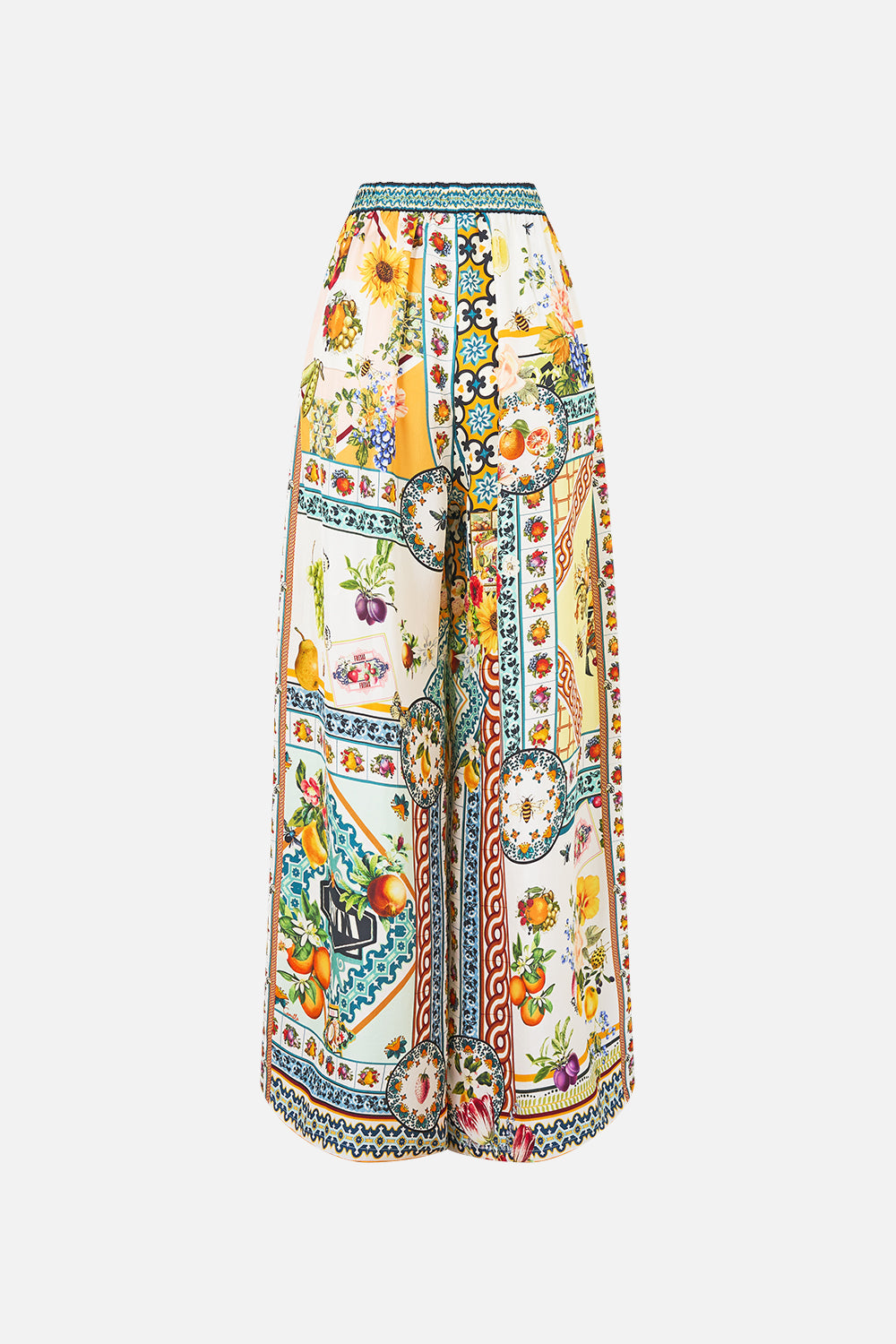PANTALÓN DE PIERNA ANCHA CON BOLSILLOS DELANTEROS LA MAGIA DEL MERCADO