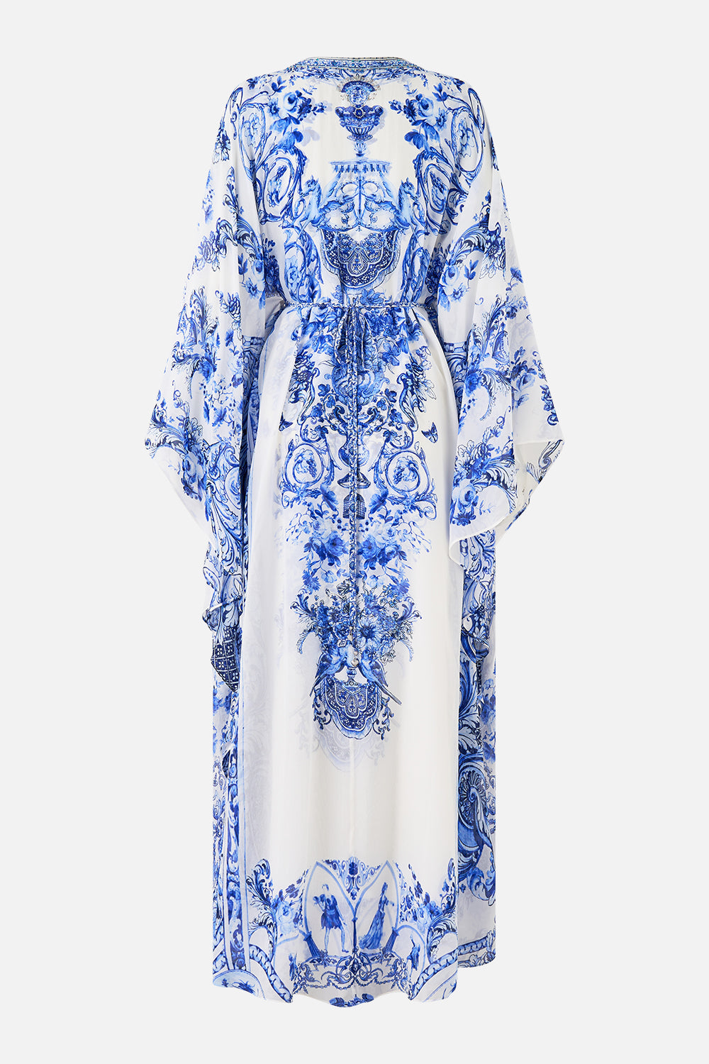 The Ceramic Panoramic Long Kaftan With Waist Detail | CAMILLA US