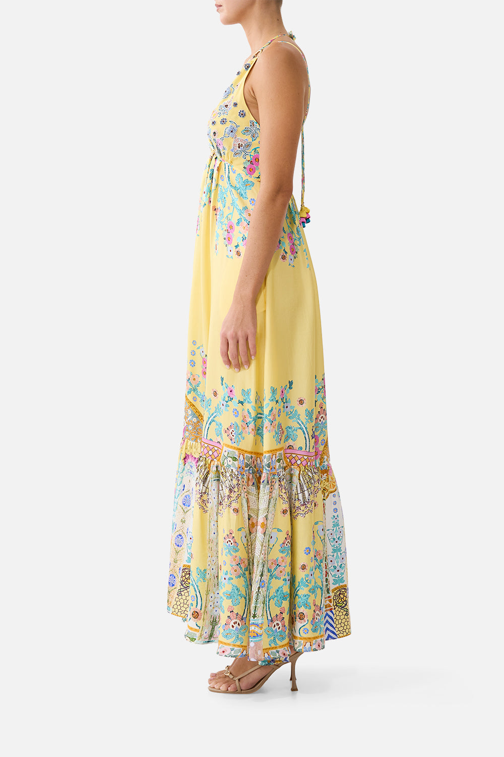 TIERED DRESS WITH HARDWARE BARCELONA BEB√â