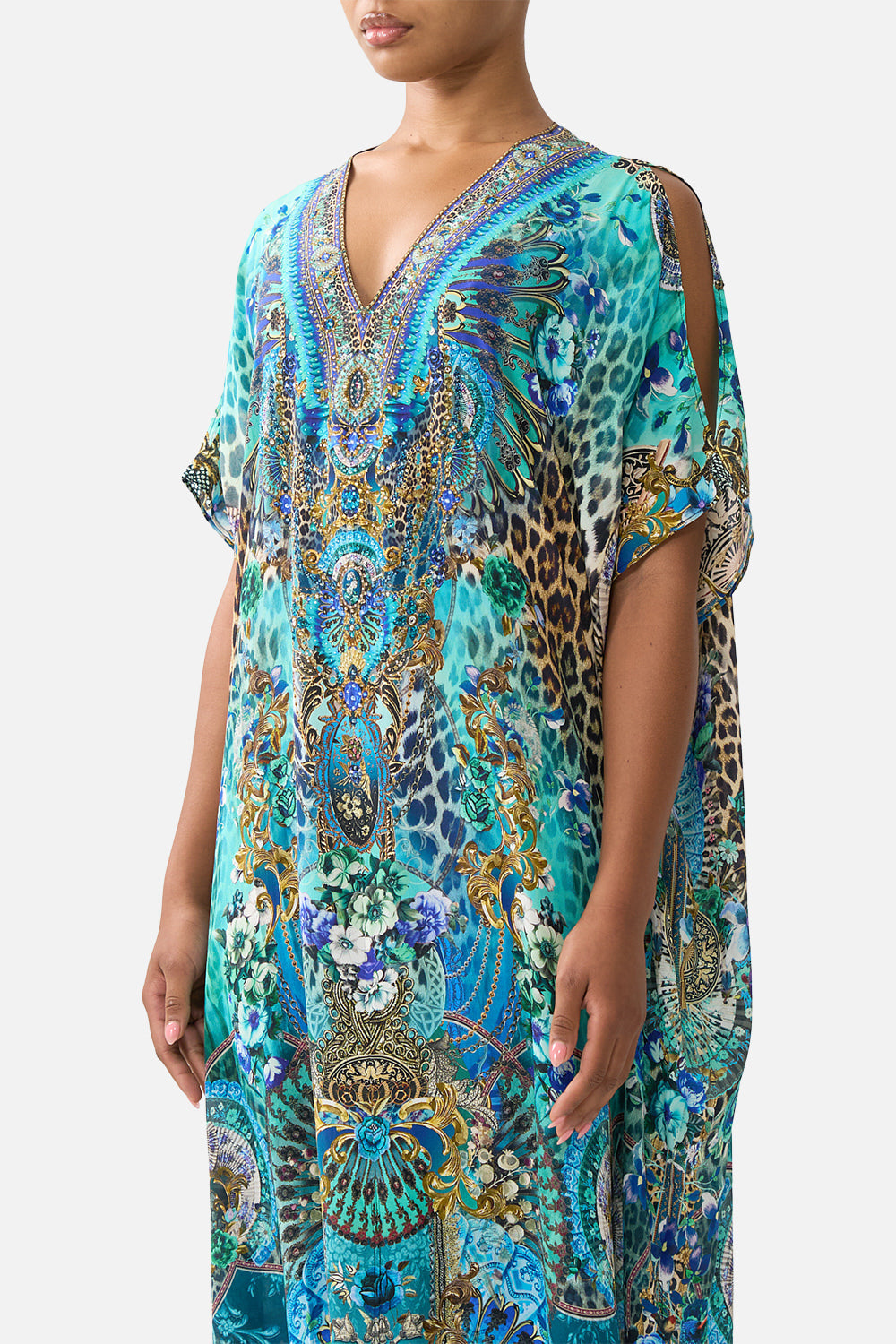 The Flamenco Euphoria Slim Fit Kaftan With Split | CAMILLA US