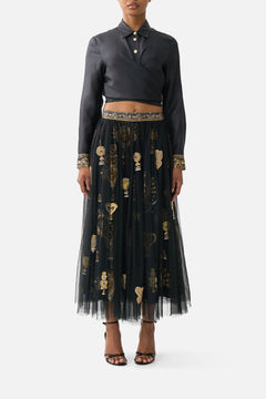 MIDI TULLE SKIRT TAURUS RISING