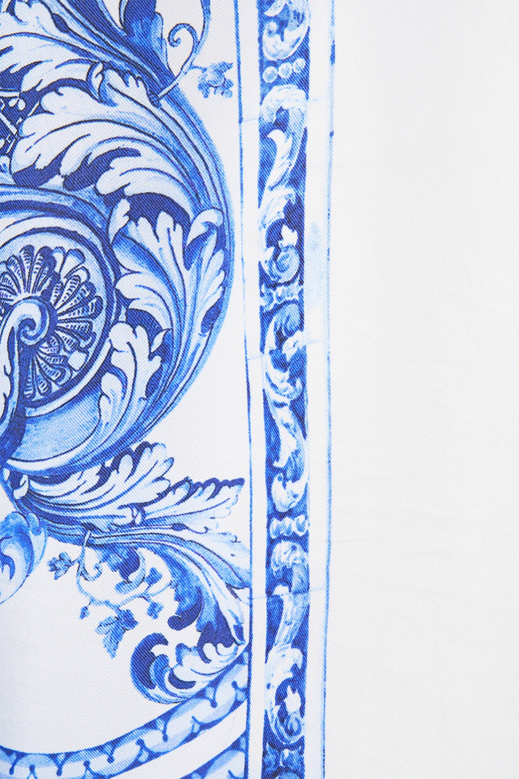 The CAMILLA LONG SLEEVE HIDDEN PLACKET SHIRT CERAMIC PANORAMIC in our  print.