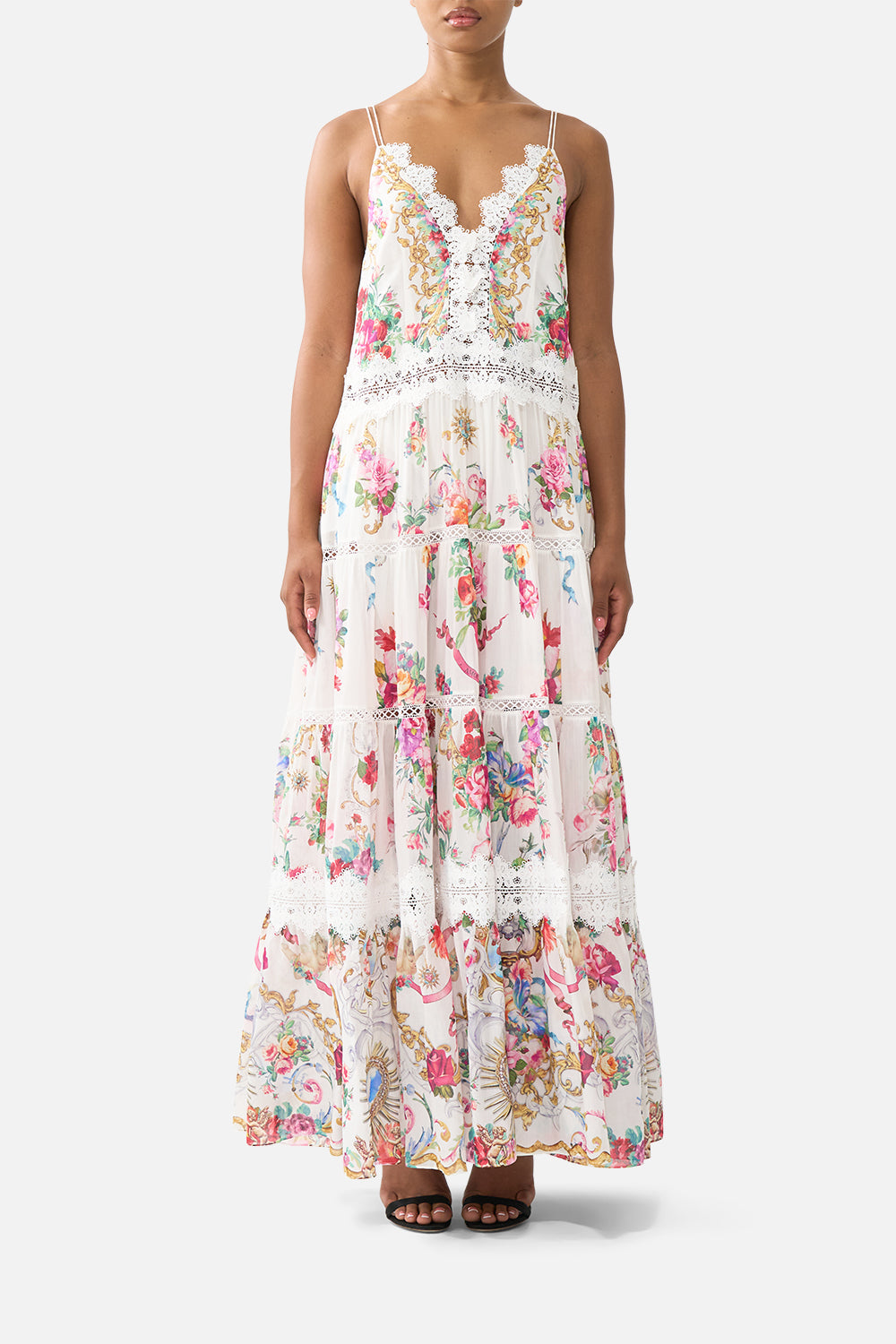 VESTIDO DE TIRAS EN CAPAS TRAPEZE TORERO LIBERTINO