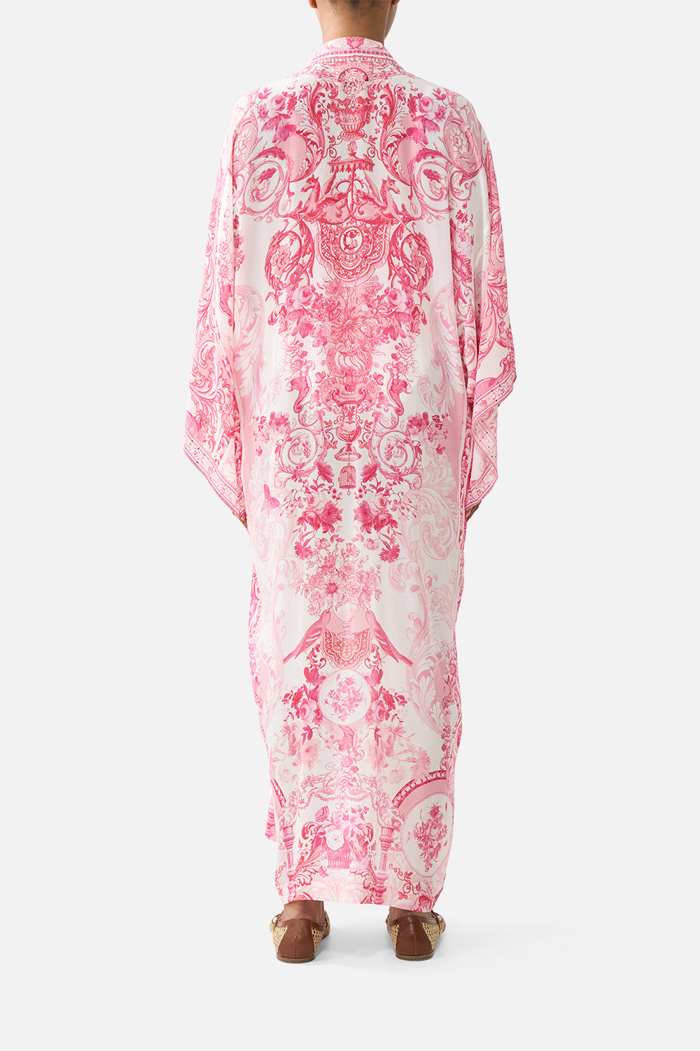 KIMONO DE CAPAS CON CUELLO LIVIN LA VIDA ROSA