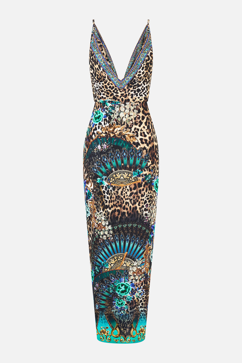 VESTIDO DE TIRANTES CON DELANTERO CRUZADO FLAMENCO EUPHORIA
